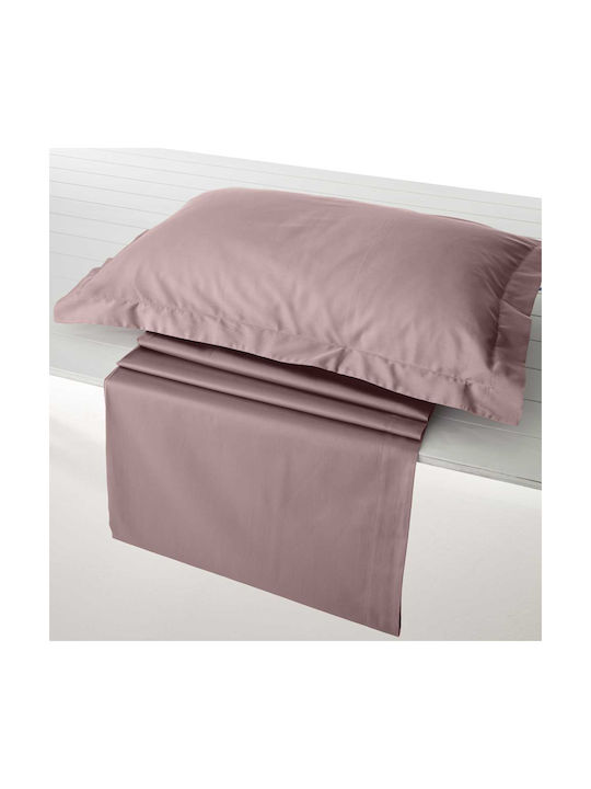 Vesta Home Athena Pillowcase Set Oxford Dusty R...
