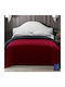 Isadore Lorraine Ultrasonic Coverlet Queen Size Bordeaux-black 220x240cm