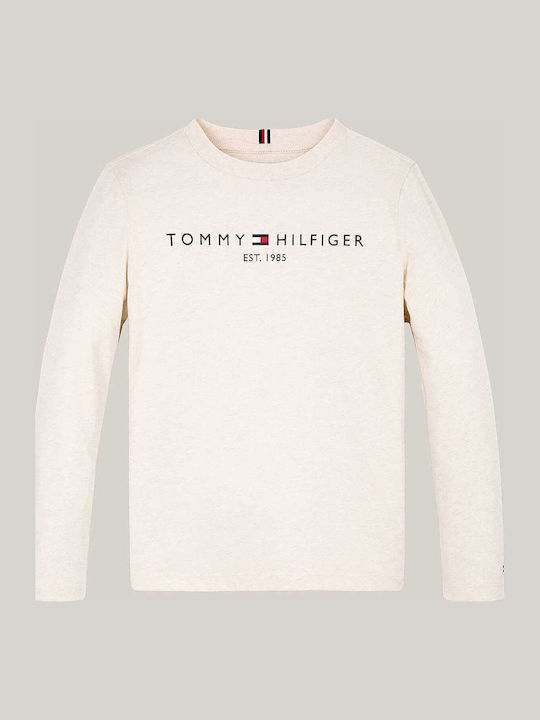 Kids' Shirt Long Sleeve Ecru Essential