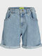 Γυναικείο Ψηλόμεσο Σορτς Light Aged Denim
