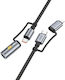 Hoco USB-C to Lightning Cable 60W Γκρι 1.2m (300492)