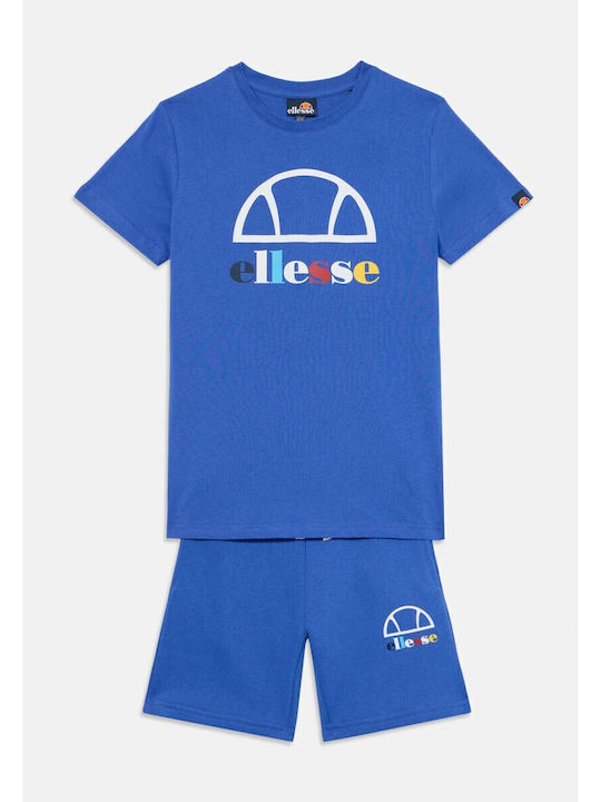 Ellesse Детски Комплект със Шорти Син 2 Бр