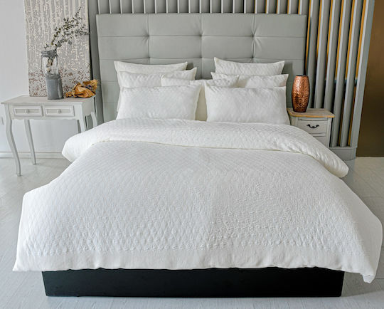 Liolios Home Elisa Blanket Double 230x260cm Ivory