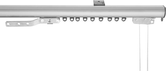 Σιδηρόδρομος Οβάλ Μονός 250cm Grace Nikel 670303 250cm