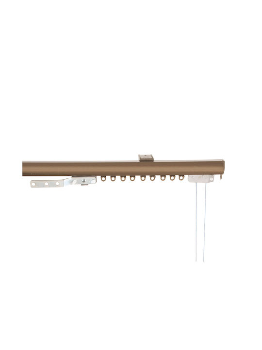 Σιδηρόδρομος Οβάλ Μονός 250cm Grace Bronze 670254 250cm