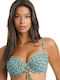 Bikini Bra D Cup Turquoise