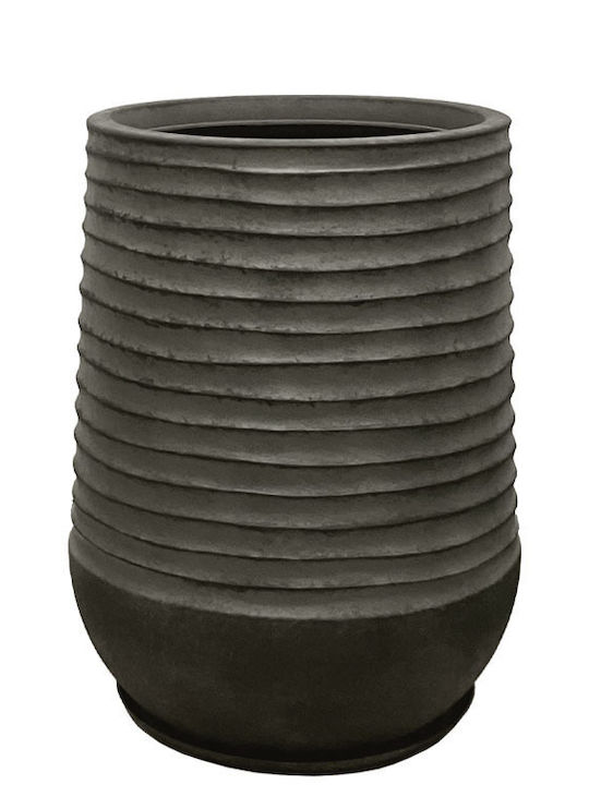 Marhome Κασπώ Πολυρητίνη Μαύρο 53x53x69.5εκ. 6τμχ