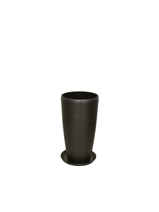 Marhome Übertopf Stein Gray 23x23x42εκ.