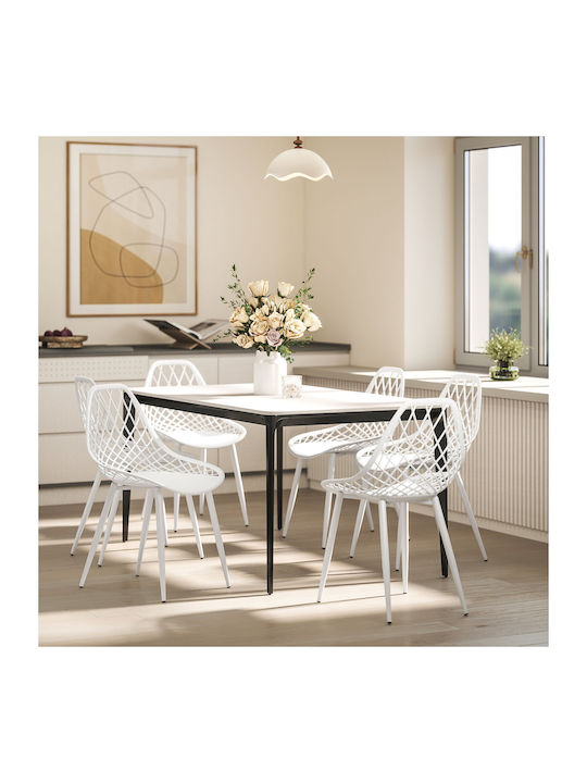 Stühle Speisesaal White 4Stück