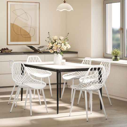 Stühle Speisesaal White 4Stück