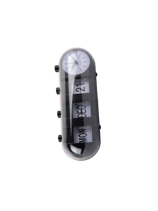 Vintage Retro Design Flip Retro Röhrenkalender Wecker Ka6045bk