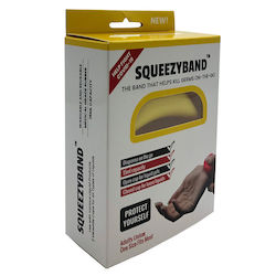 Squeezyband Yellow Adjustable Gel Dispenser Adult Bracelet