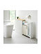 Yamazaki Tower Organizer Metallic White