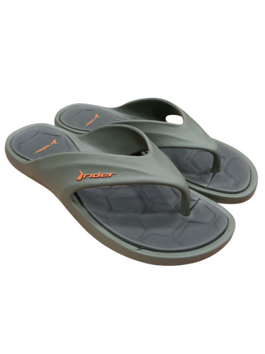 Rider Ανδρικά Flip Flops Ανατομικά Πράσινα