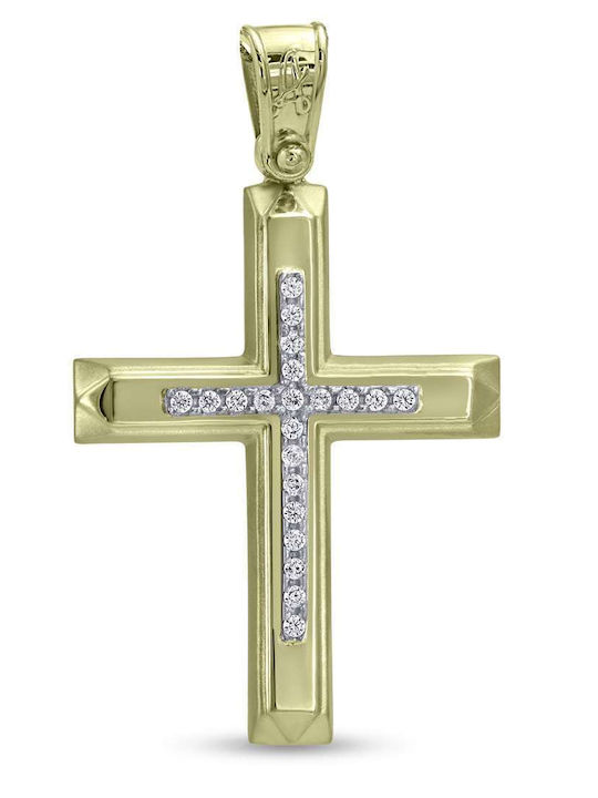 CHrysolithos Women's Gold Cross 9K