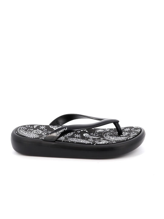 Parex Frauen Flip Flops in Schwarz Farbe