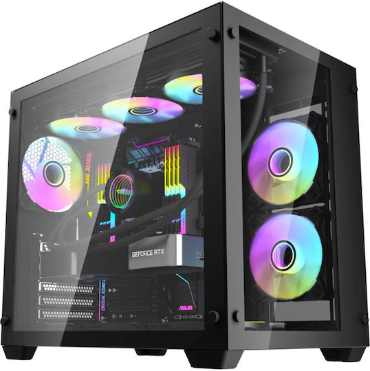 Vengeance Kraken-V8 Гейминг Настолен компютър (Ryzen 5-8400F/32GB DDR5/1TB SSD/GeForce RTX 5060/Без операционна система)