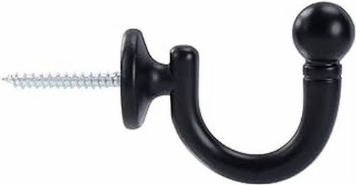 Simple Black Curtain Tieback