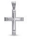 CHrysolithos Men's White Gold Cross 14K