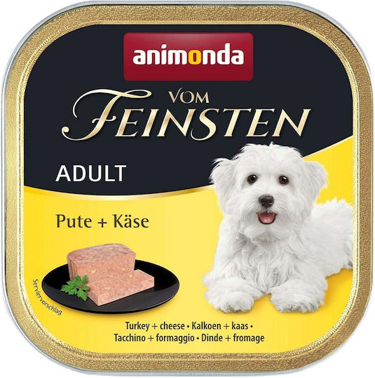 Animonda Vom Feinsten Wet Food Dogs with Turkey Grain-Free & Gluten-Free 150gr