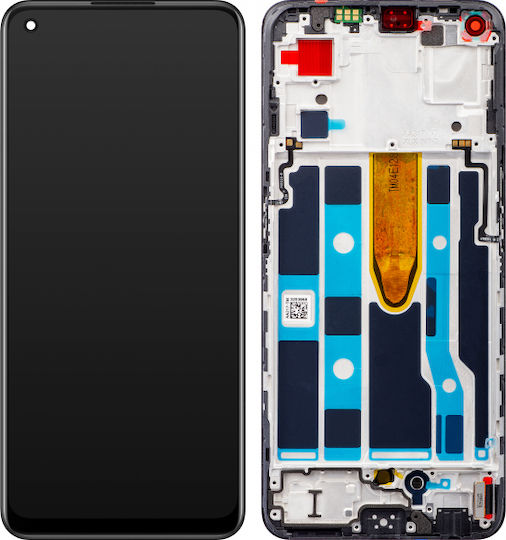 Oppo Οθόνη με Μηχανισμό Αφής για Oppo Find X5 Lite, Reno7 5G (Μαύρο)