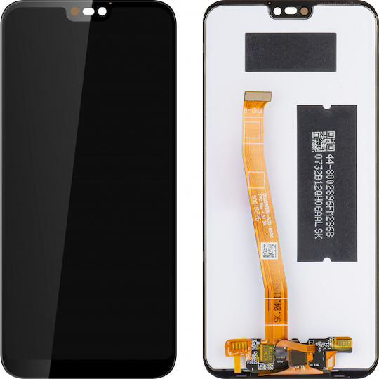 MP Οθόνη με Μηχανισμό Αφής και Πλαίσιο για Huawei P20 Lite (Μαύρο)