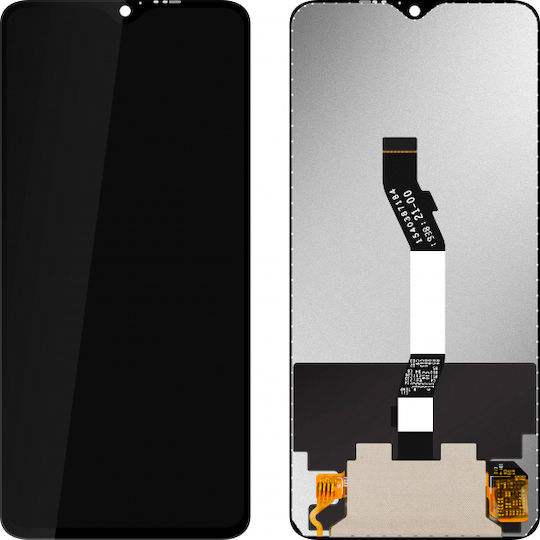 MP Οθόνη με Μηχανισμό Αφής και Πλαίσιο για Xiaomi Redmi Note 8 Pro (Μαύρο)