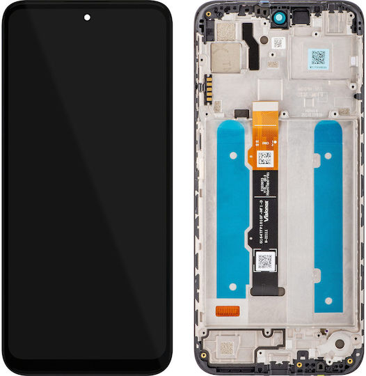 Motorola Οθόνη με Μηχανισμό Αφής για Motorola Moto G31 (XT2173-3) (Μαύρο)
