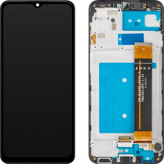 MP Οθόνη με Μηχανισμό Αφής για Samsung Galaxy A23 A235 (Μαύρο)