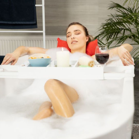 Relaxdays Support Extendable White 67.5-101.5 X 20.5 Cm