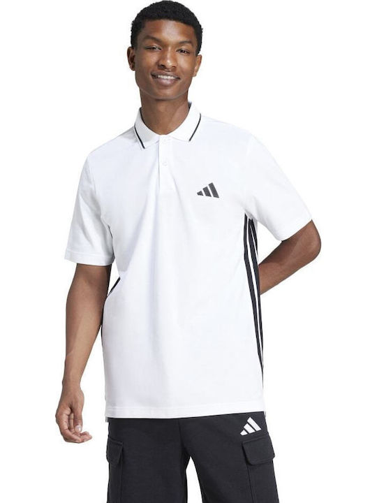 adidas Essentials Polo Herrenblusen Kurzarm Weiße
