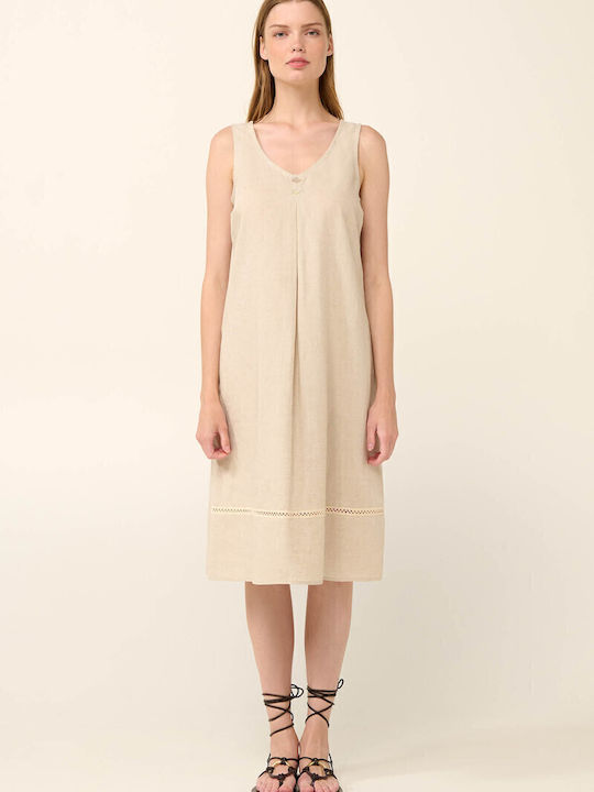 Vamp Sommer Midi Kimonokleid Rot Chili