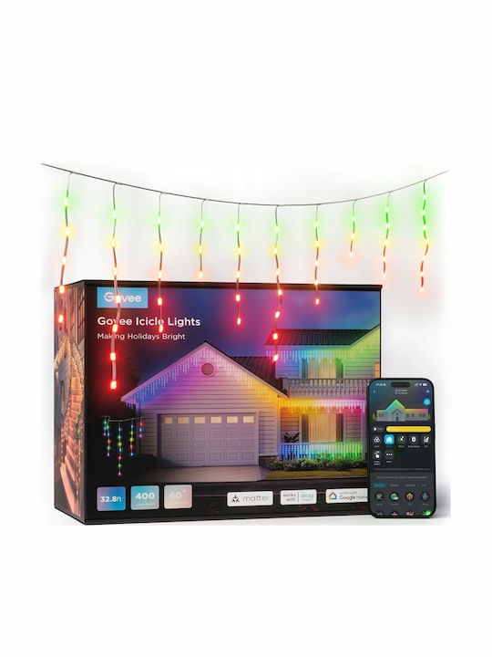 Govee Icicle Lights Outdoor Light String 10m
