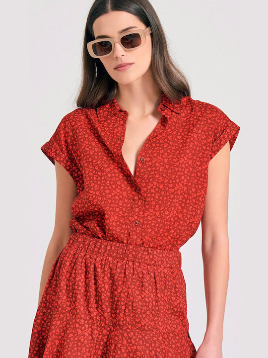 Funky Buddha Women's Floral Long Sleeve Shirt S...
