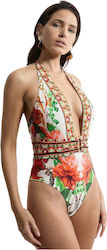 Karen Millen Badeanzug Mehrfarbig Blumen Karen Millen Badeanzug Mehrfarbig Blumen