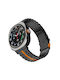 Tragbare Bänder Rostfreier Stahl Schwarz Galaxy Watch Ultra / Ultra 2