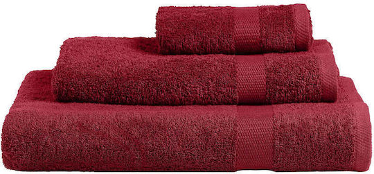 Madi Bath Towel Frova 80x150cm Burgundy