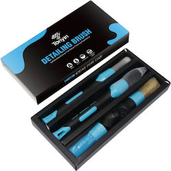 Tonyin Tt12f Detailing Brush Kit – Σετ Πινελα Detailing Καθαρισμό Αυτοκινήτου
