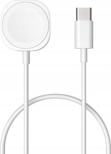 Fixed Зарядно за Apple Watch Бялς