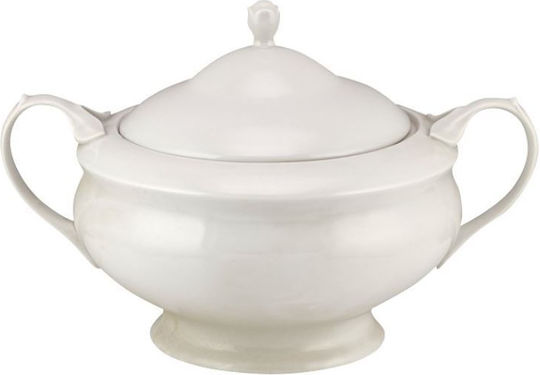 WM Collection Bol pentru supa Porțelan Alb 3500ml 1pcs