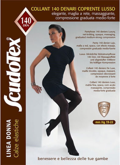 Scudotex Чорапогащник 19-22 мм рт. ст Черен