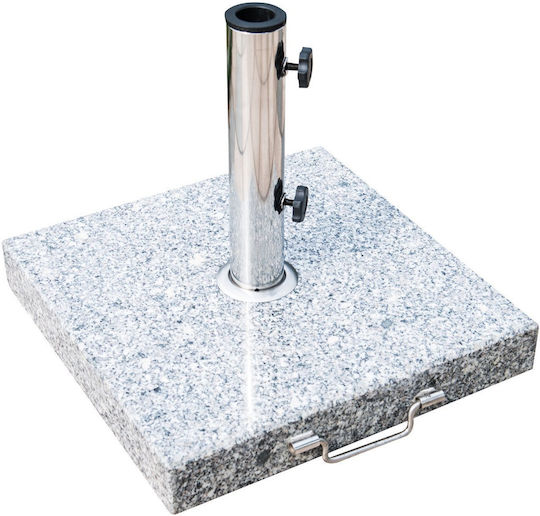 Outsunny Base Support Garden Umbrella Marble 29kg 42x42x36cm 840-117