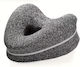 Orthopädisches Kissen Abscheider mit Memory Foam & Loch 24x23x14cm in Gray Farbe OT13