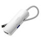LinQ 3in1 USB-C Docking Station mit HDMI 4K PD Ethernet Weiß
