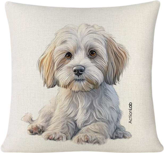 Action Lab Pillow Maltese 40x40x10cm