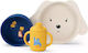 Moulin Roty Set de hrănire din Silicon Multicolor 3buc