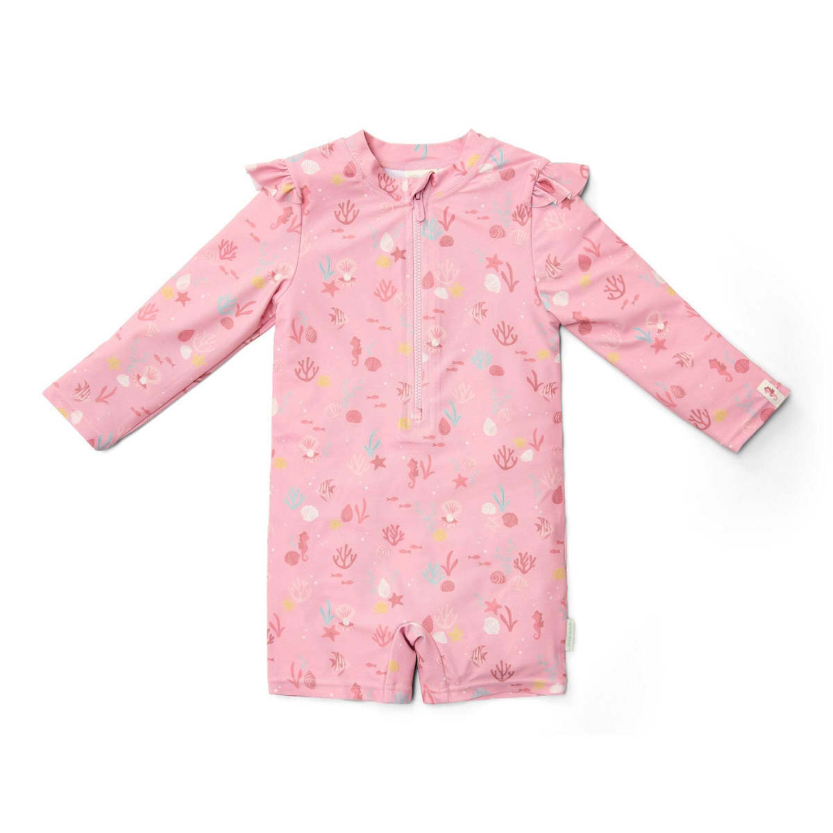 Schwimmanzug Für Babys Mit Rüschen - Ocean Treasures In Pink