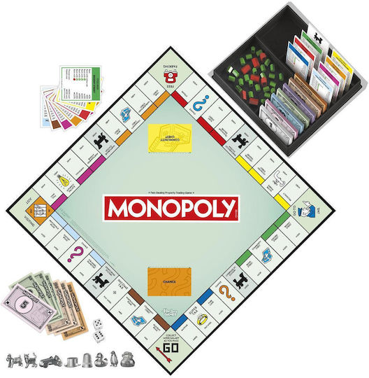 Board Game Monopoly Classic Refresh for 2-4 Players 8+ Years Old (EN) Hasbro