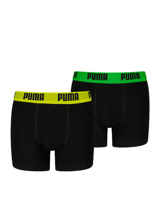 PUMA BASIC Σετ Παιδικά Μποξεράκια Μαύρα 2τμχ