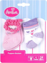 Set Șosete Păpuși 2 Perechi Amia 50402398